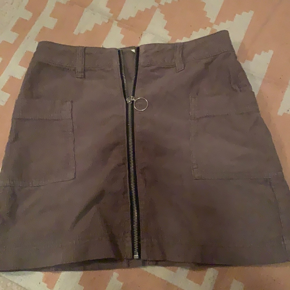 Pacsun skirt corduroy brown